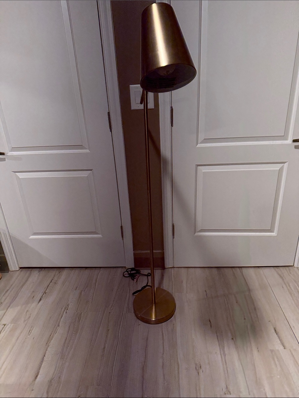 Threshold Brass Floor Lamp - Gold Finish